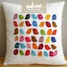 Birds White Linen Pillow Cover - 14x14