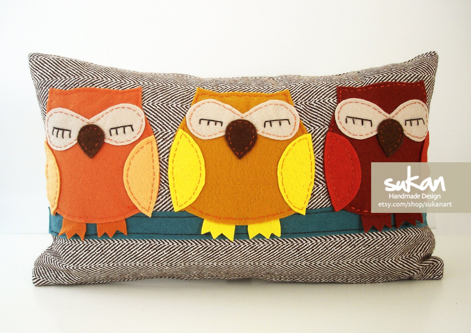 Owls Pillow Cover - 12x20