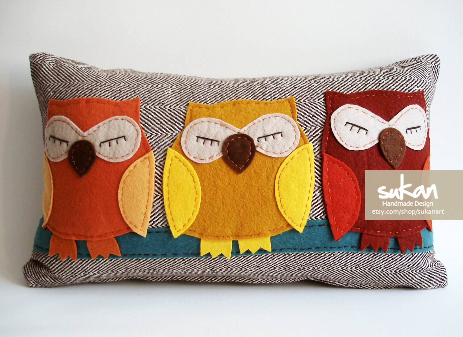 Owls Pillow Cover - 12x20