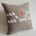 Sukan / Birds Linen Pillow cover - linen pillow covers - linen pillows - linen pillowcases - linen pillow cases luxury -