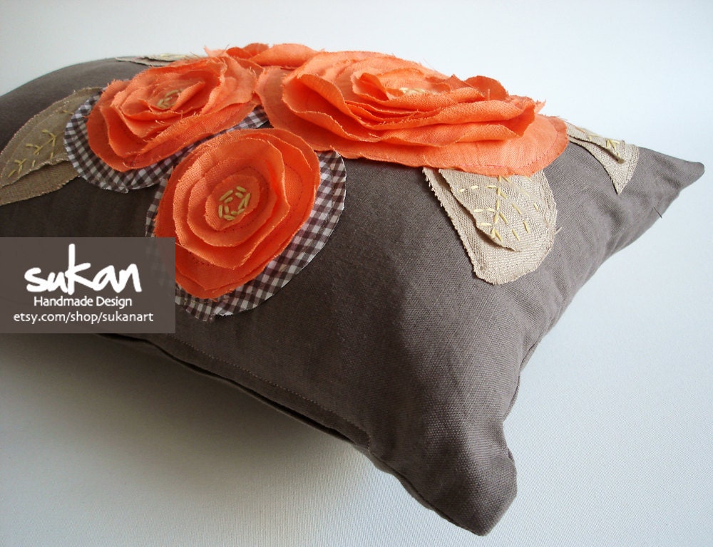 For - Allison Armstrong - 1 ROSES linen pillow covers