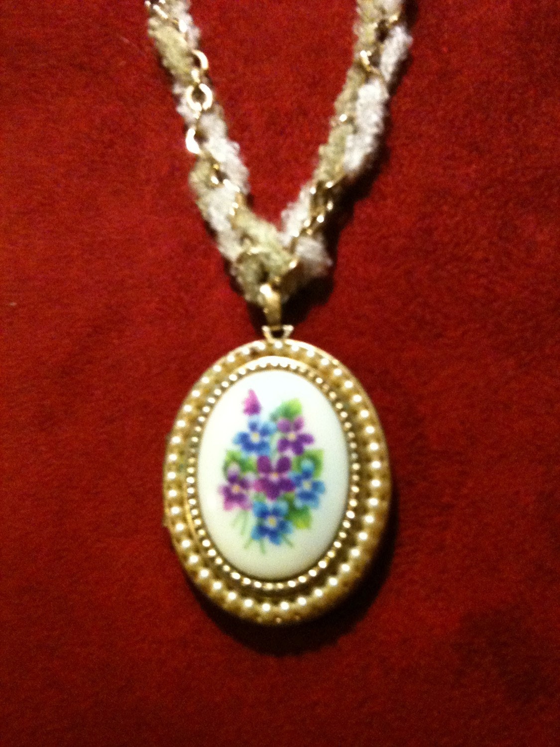 Braided Locket Necklace
