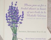 Fresh Picked Lavender Invitation (print at home)