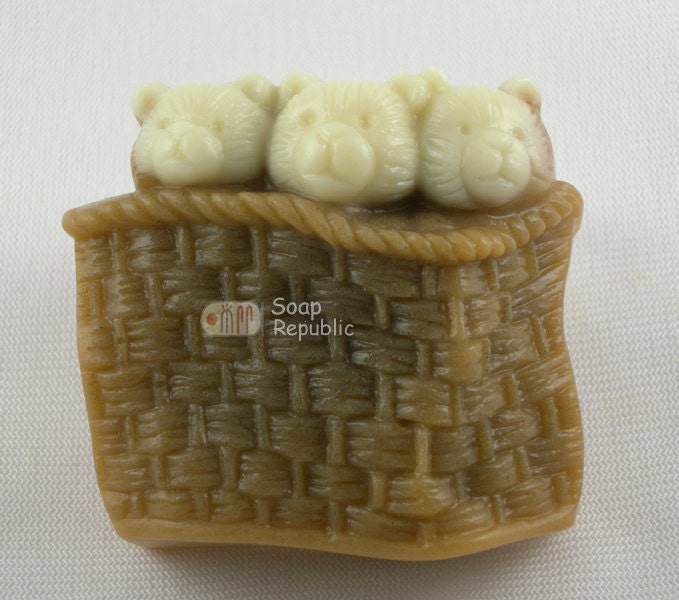 Three Bears Silicone  Soap Mold ( Soap Republic )