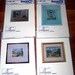 Buckeye Designs 4 Cross Stitch Patterns Outdoor Scenes Farm Hot Air Balloon, Garden Mountains