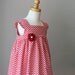 Red Chevron Dress - Sizes 12-18m, 2t, 3t, 4t, 5t