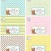 Teacher Gift: Thanks a Latte Treat Bag Tags - Printable PDF