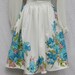 Blue Daffodil Hand-Made-From-Vintage Skirt sz 14