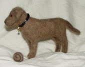 Custom Order Your Dog Needle Felted Wool Sculpture with Your Dog's Fur