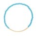 Gold Bar Bracelet - Aqua