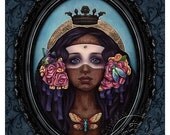 The Locust Queen - Steampunk Doll Art Print - Brigid Ashwood