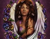 Angel Pansy - Art Print - Brigid Ashwood
