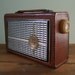 Silvertone 700 Transistor Radio Genuine Top Grain Cowhide Model 1217