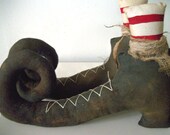 Primitive Halloween Witch Boots