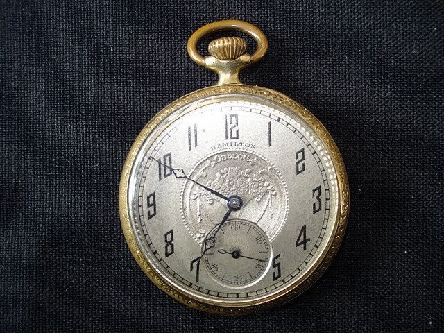Vintage 17 Jewels Hamilton Pocket Watch