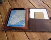 Belt weight IPad 3 Leather case hand stitched