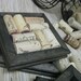 DIY Wine Cork Coasters - Ebony set of 2 made from reclaimed wood