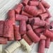 Red Wine Corks - eco crafting supply, upcycle, craft, DIY