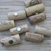 Wine Cork Magnets - upcycled, recycled, ecofriendly wine cork magnets