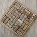 RESERVED Wine Cork Trivet made from Reclaimed Wood and Upcycled Oak Wine Corks - honey color