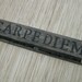 Black Earring Genie - CARPE DIEM earring holder - reclaimed wood earring organizer, black