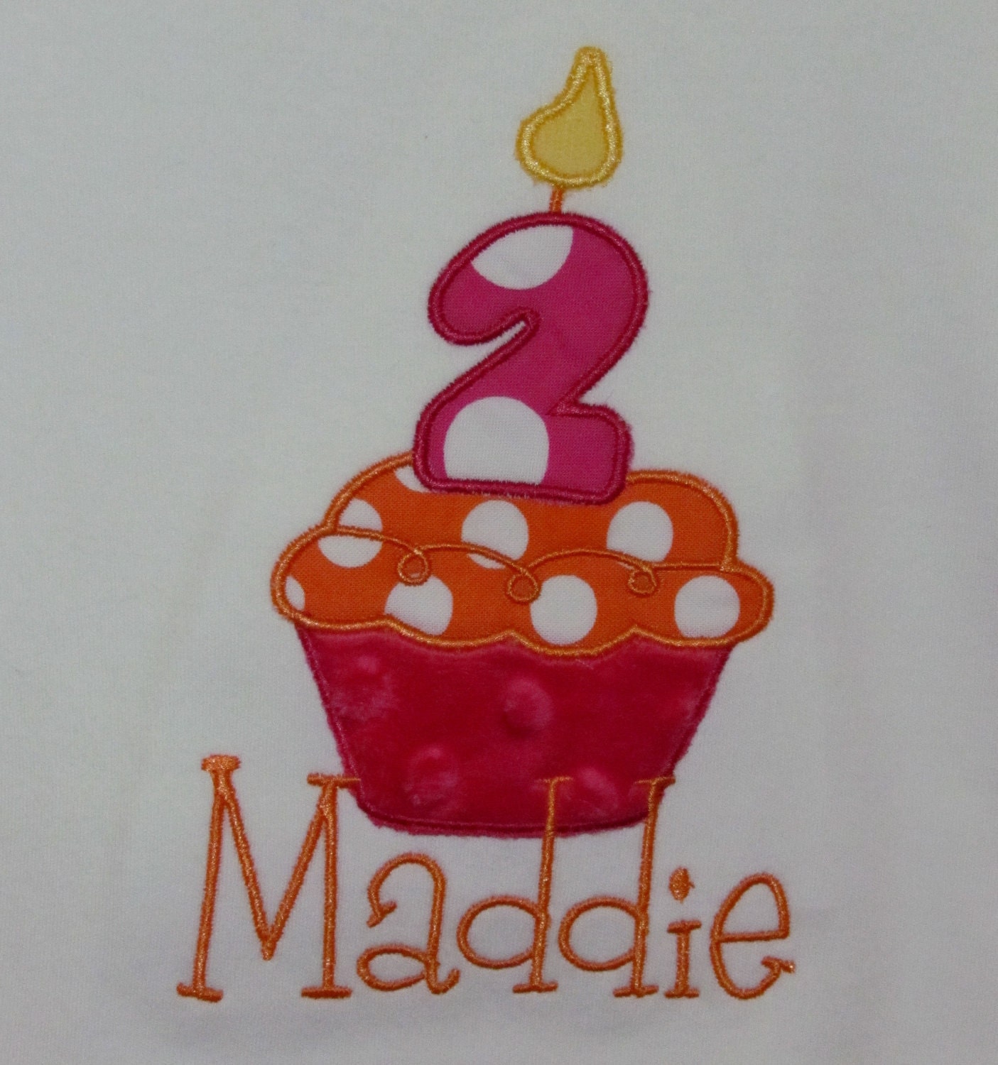 Girls, Long or Short Sleeve, Shirt or Onesie, Birthday, Cupcake, YOU DESIGNFrom SweetLilDesigns