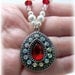 Medieval Necklace - Renaissance Jewelry - Medieval Jewelry - Pearl & Crystal Necklace, Tudor Jewelry, SCA, Elizabethan
