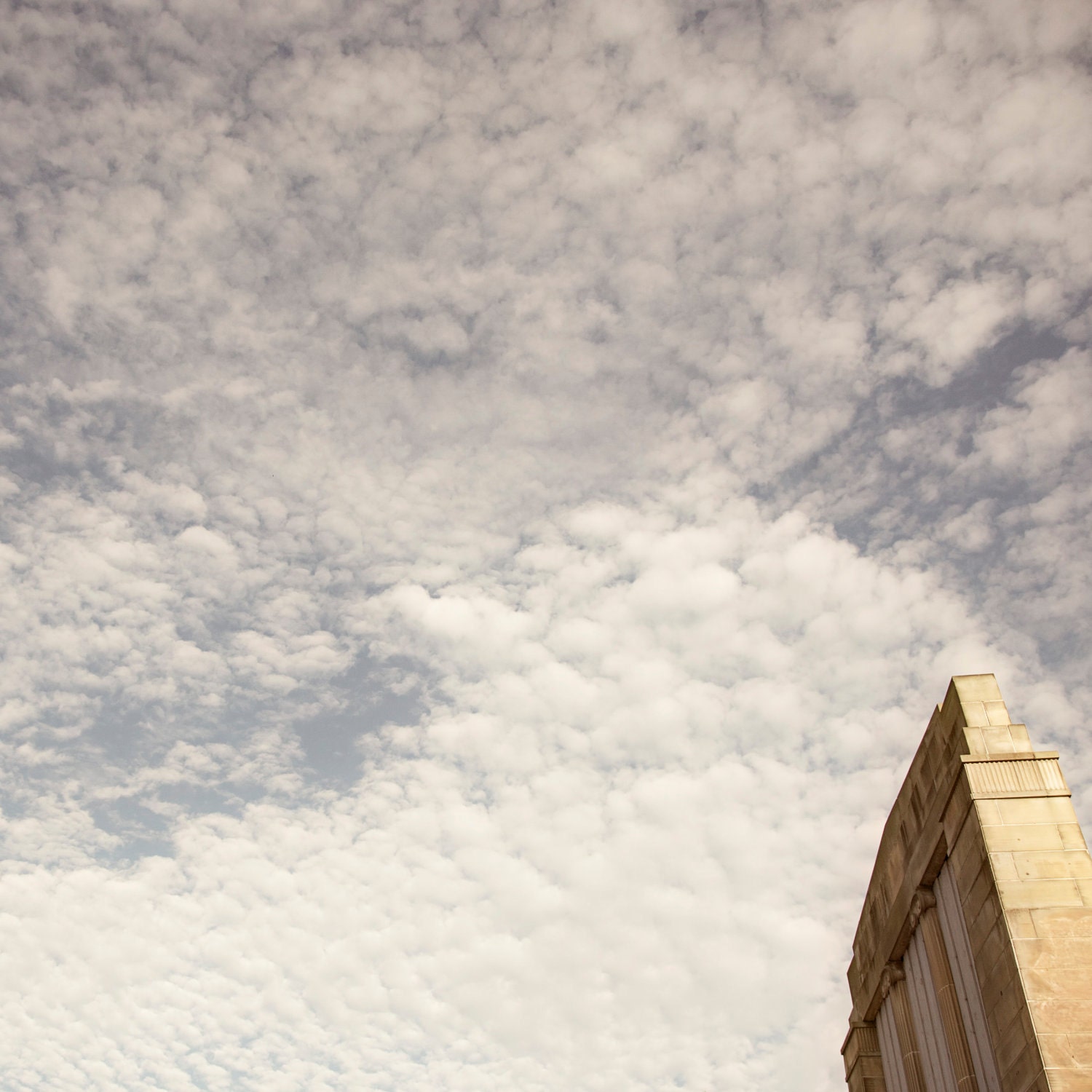 Highland Theater & Clouds - Fine Art Photograph