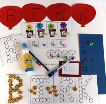 Learn to Spell Your Name Kit (Custom)