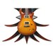 Oculus DECORATIVE GUITAR HANGER the look of inlaid glass that frames your instrument while hanging but fills the wall when playing