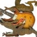WayWay DECORATIVE GUITAR HOLDER, the look of inlaid glass that frames your instrument while holding but fills the wall when playing