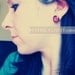 cotton candy summer - handmade light pink sparkly metallic nickel free round post earrings
