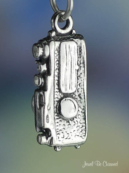 Camera Charm Sterling Silver Cameras for a Photographer