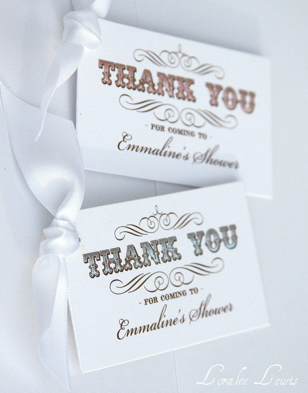 Favor Tags . French Parlour Collection . by Loralee Lewis