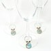 Set of Six. CUSTOM Map Wine Glass Charms. You Select Locations. Anywhere In The World. Travel. Wedding. Personalized.