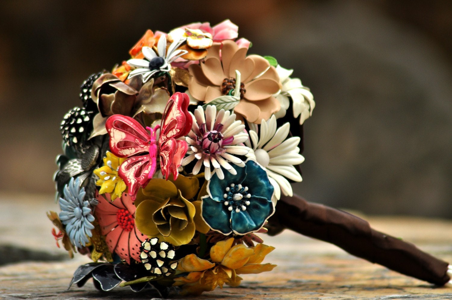CUSTOM MADE Wedding Jewelry Brooch Bouquet - to fit your color, style & budget, vintage bridal bouquet