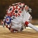 Brooch Bouquet - Patriotic Military 4th of July, Vintage Brooches in Red, White & Blue, wedding bouquet, bridal bouquet