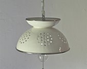Vintage Colander Hanging Light
