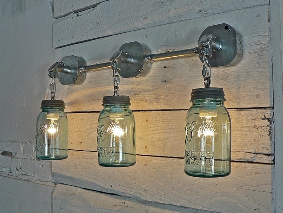 mason jar light etsy