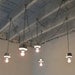 R A I N - Handcrafted Metal Chained Hanging Plug-in 5-Light Chandelier