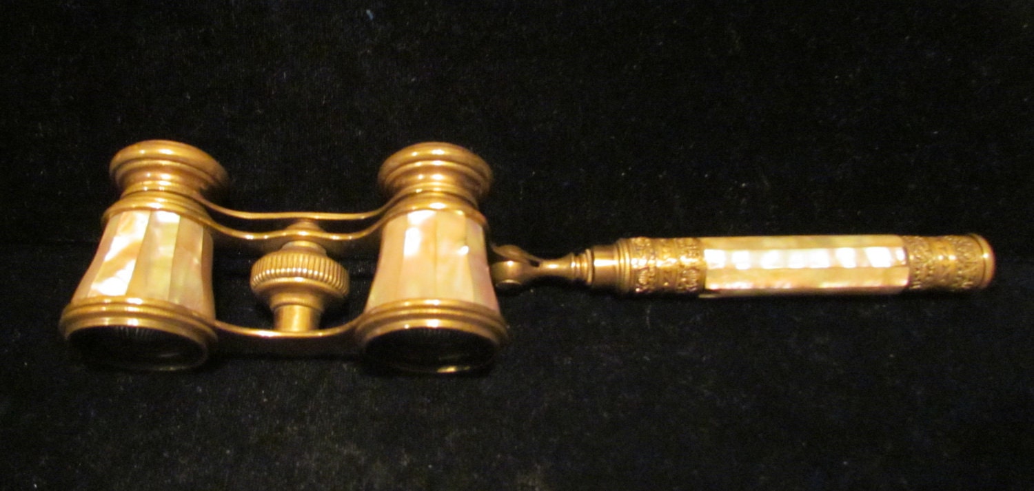 Antique Opera Glasses, Mother Of Pearl, 1800's, GORGEOUS, GREAT CONDITION