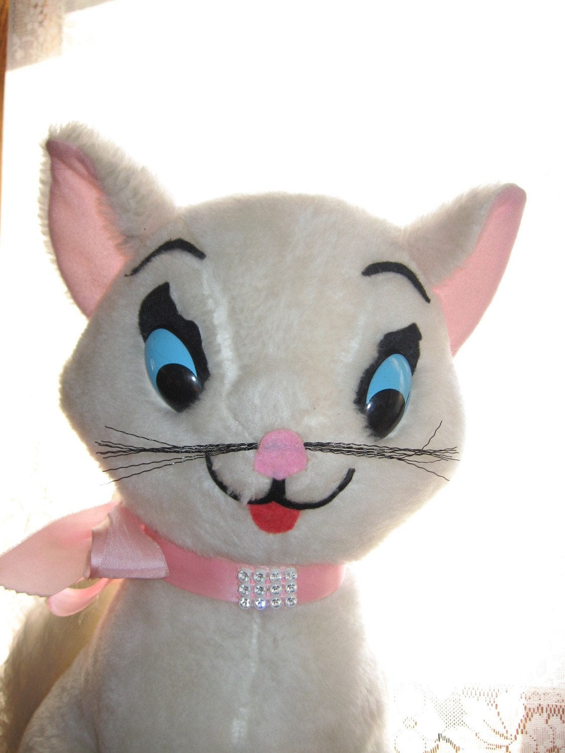 vintage cat soft toy