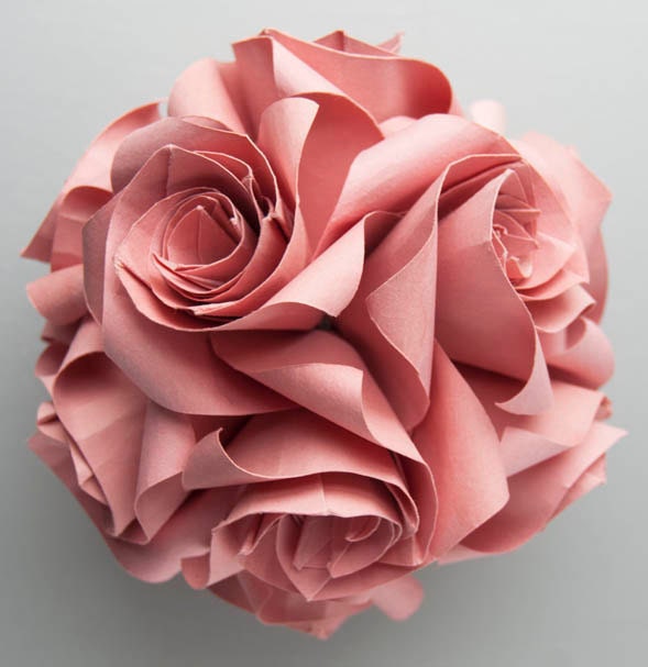 Marble Pink Rose Ball