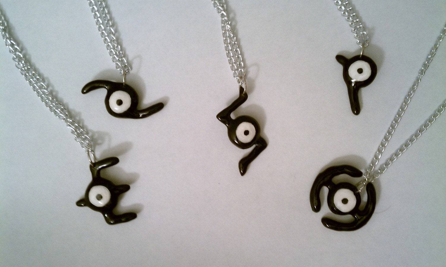 Unown Pokemon Initial Necklace