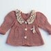 Ancient pink stylish baby sweater