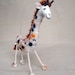 Claudia - Felt Giraffe. Art Puppet, Marionette, Stuffed Animals, Felted Toy. MADE TO ORDER