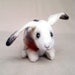 Stefania - Felt Little Hare. Art Toy. Felted, Stuffed Animals. MADE TO ORDER
