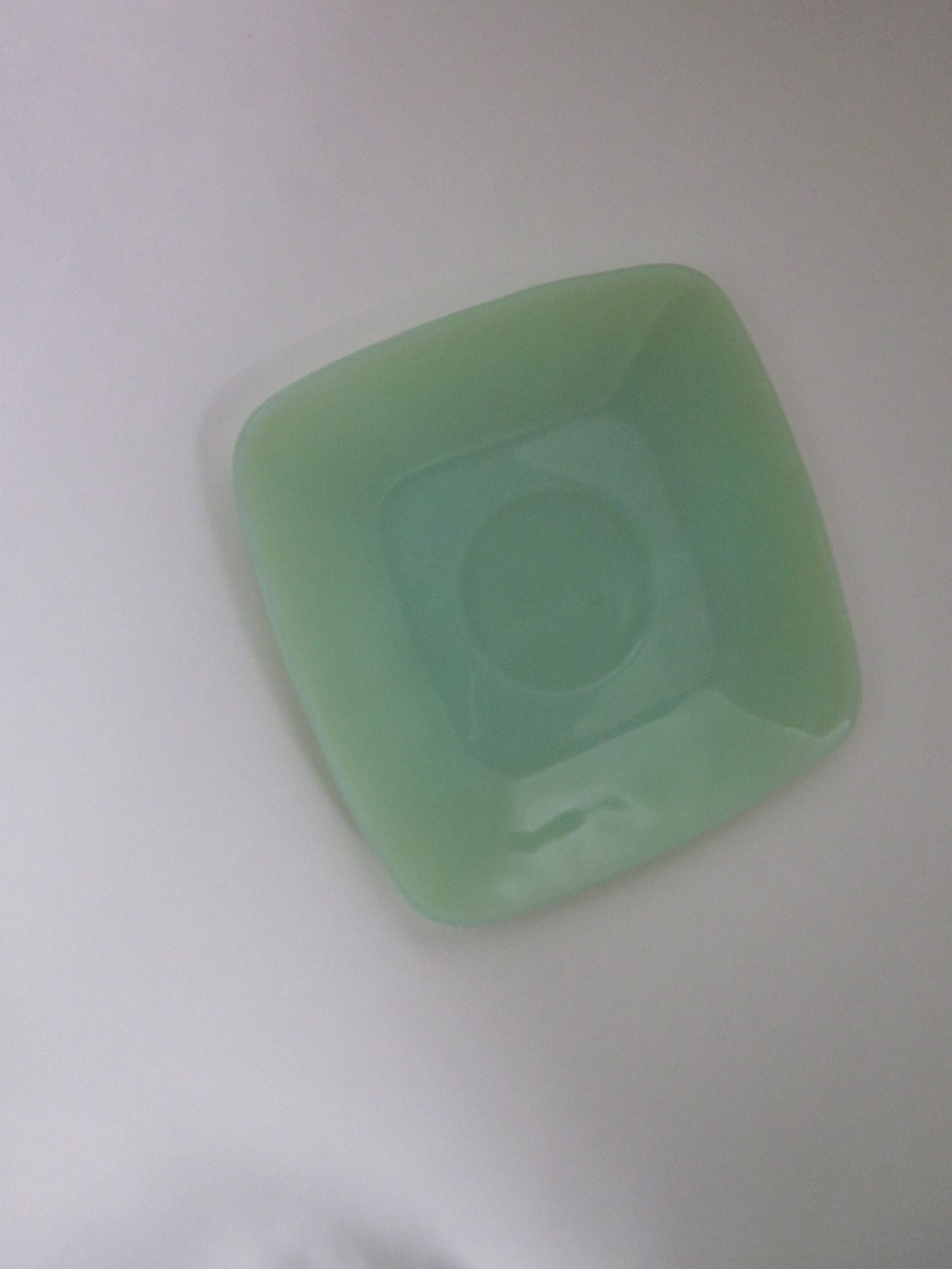 AH Fire King Jadite Charm saucer
