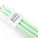3 Piece of Mint Eco-Friendly Recycled Paper Pencils - made from 100% recycled paper