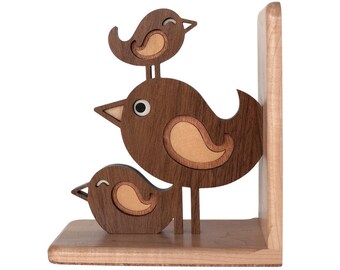 Woodland Bird Stack Forest Animal Bookend (1)